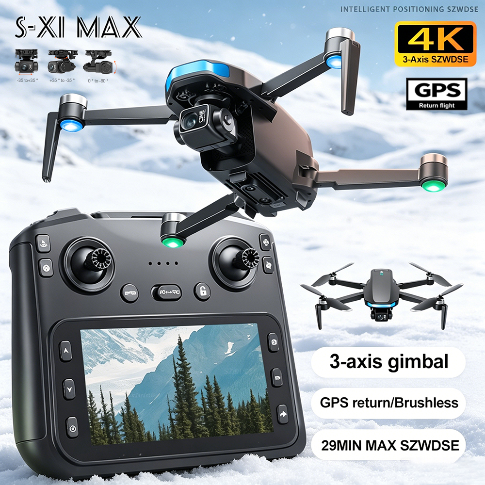 Drone Racing Camera - New S-X1 MAX Drone GPS 8K