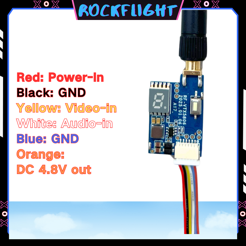 5.8GHz 48CH launcher 600mW Vid - огляд і ціна Drone Racing Vtx