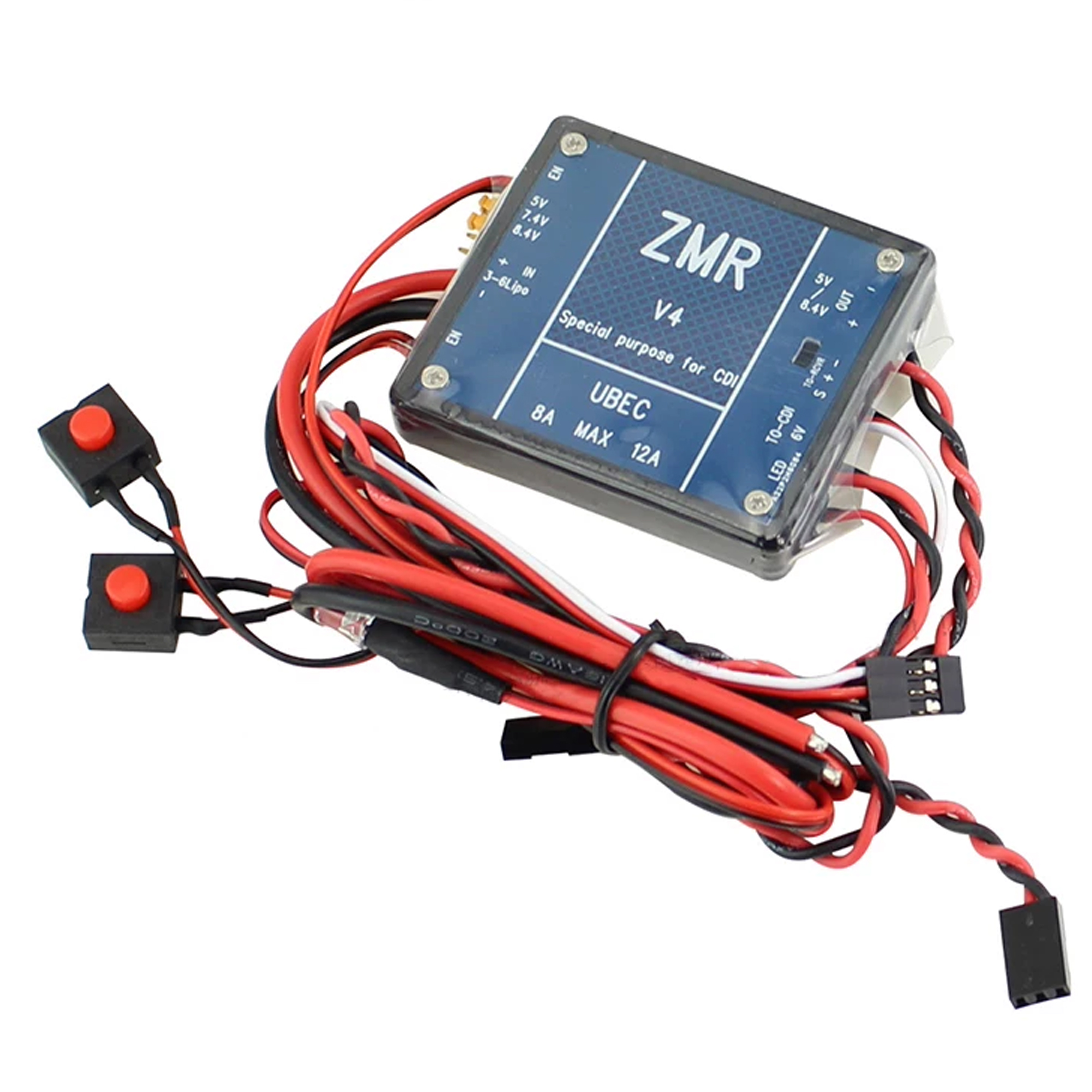 UBEC V2 V3 V4 ZMR 8A Dual BEC  - огляд і ціна Drone Racing Battery