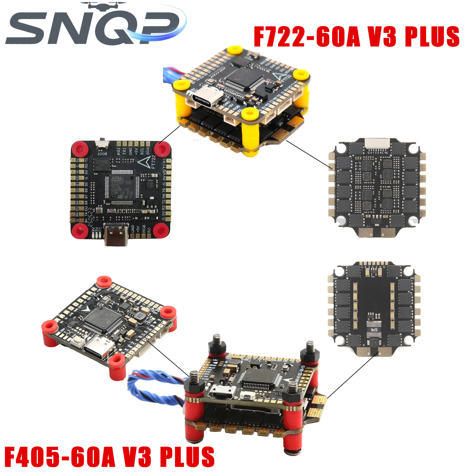 F405/F722 Triple Flight Contro - огляд і ціна Drone Racing Flight Controller