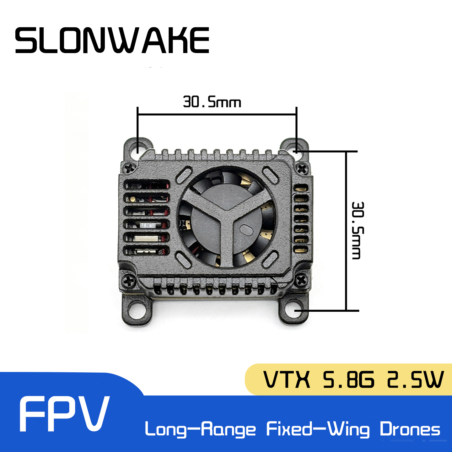 SLONWAKE 5.8G 48CH FPV Transmi - огляд і ціна Drone Racing Vtx