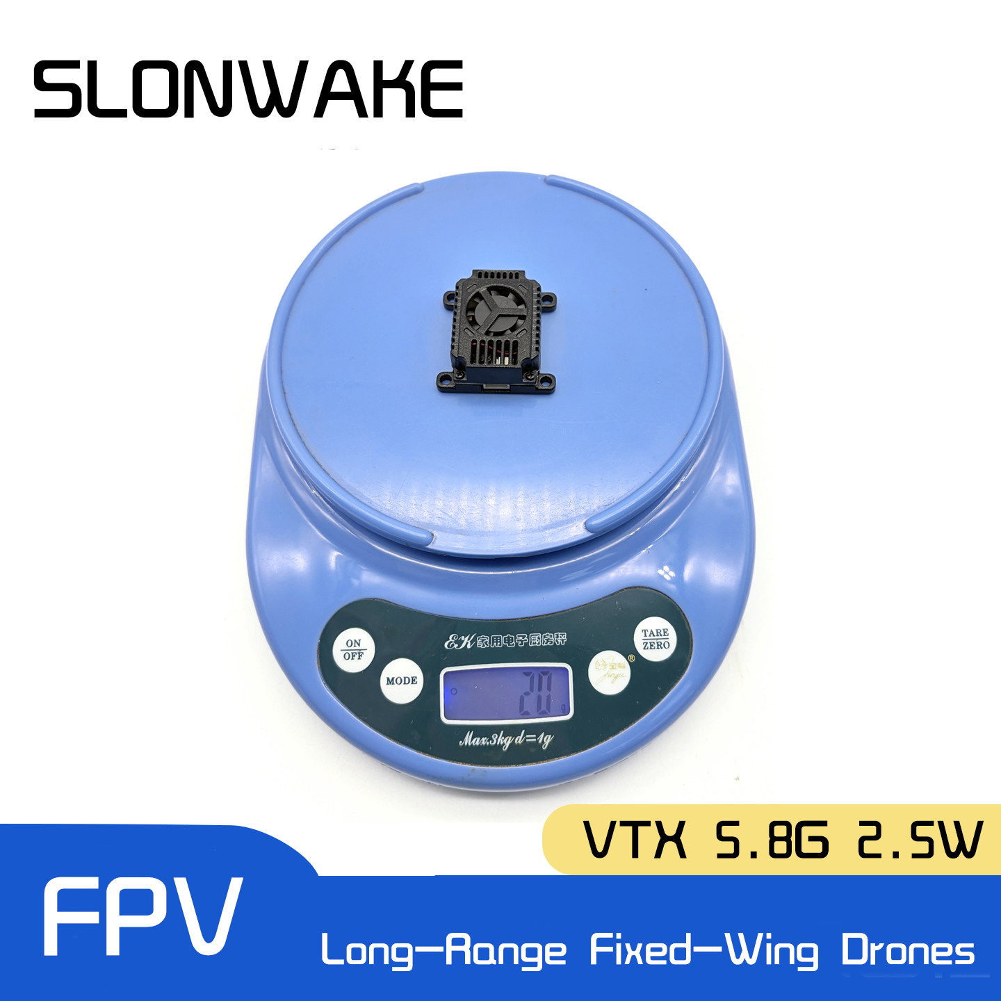 SLONWAKE 5.8G 48CH FPV Transmi - огляд і ціна Drone Racing Vtx