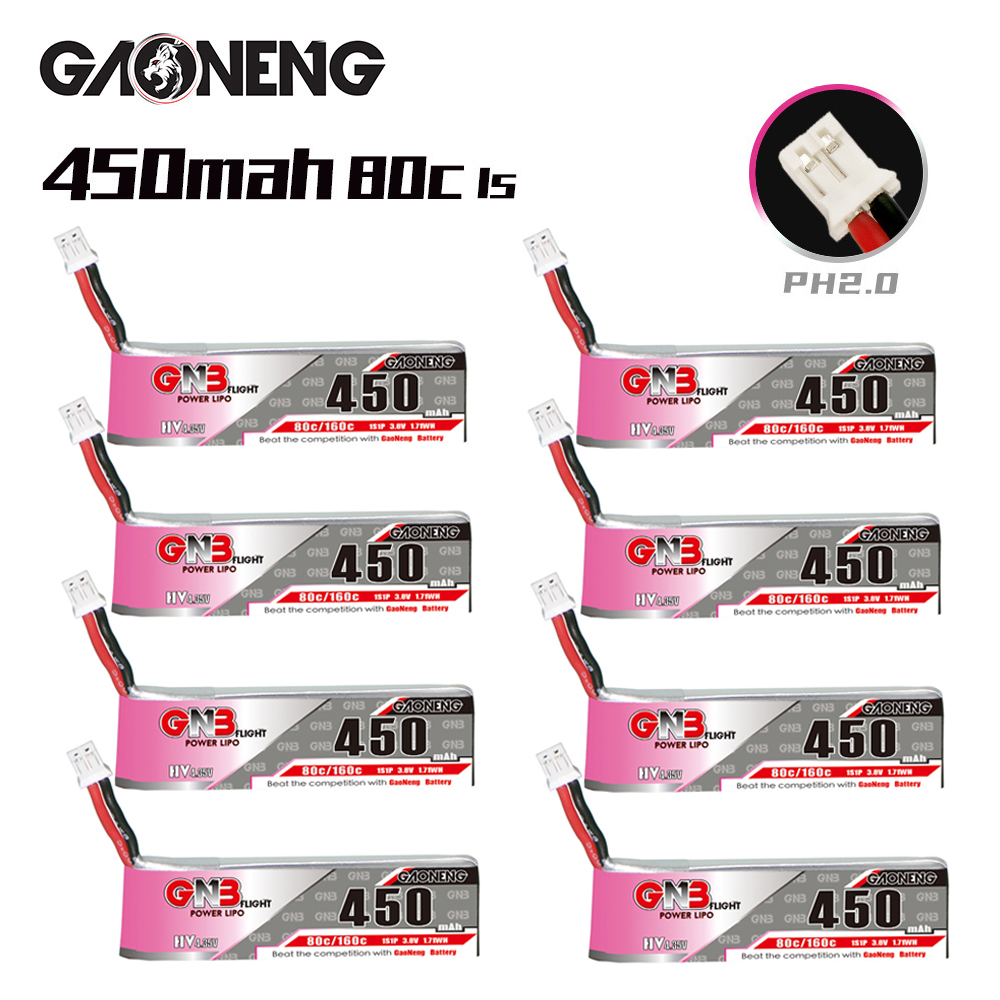GNB HV 1S 3.8V 450mAh 80C/160C - огляд і ціна Drone Racing Battery