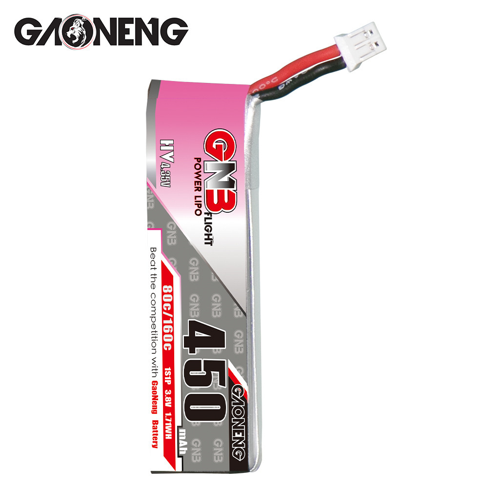 GNB HV 1S 3.8V 450mAh 80C/160C - огляд і ціна Drone Racing Battery