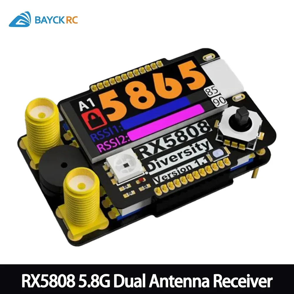 RX5808 5.8Ghz Dual Antenna Rec - огляд і ціна Drone Racing Goggles