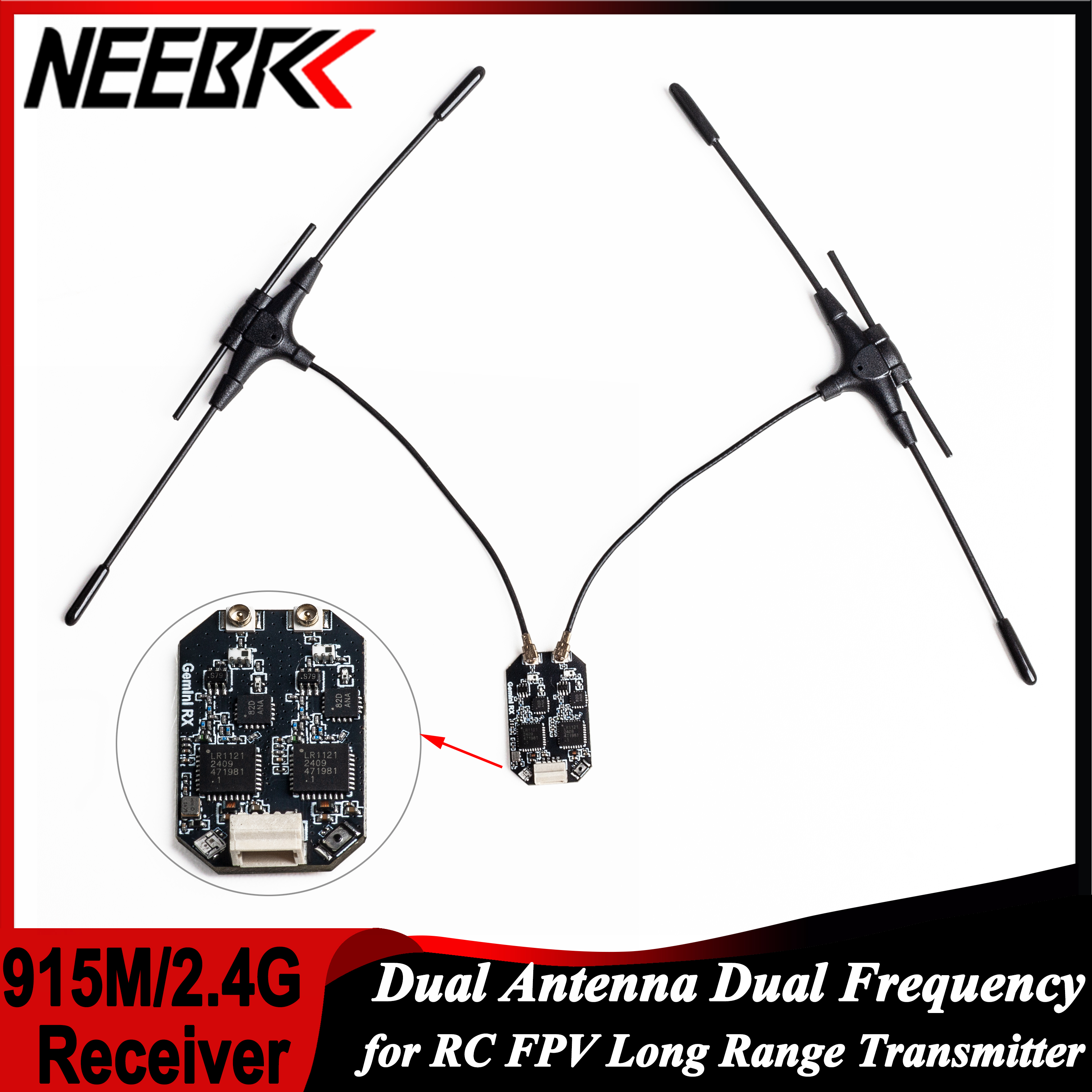 ELRS 915MHz/2.4GHz Gemini Dual - огляд і ціна Drone Racing Antenna