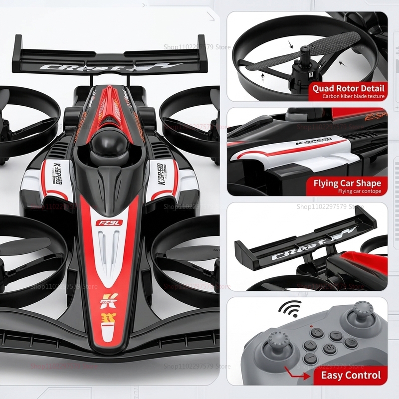 Mini RC Flying Car Transformab - огляд і ціна Drone Racing Gate