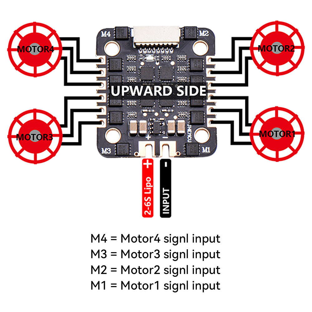 JHEMCU EM40A 40A BLheli_S 4in1 - огляд і ціна Drone Racing Esc