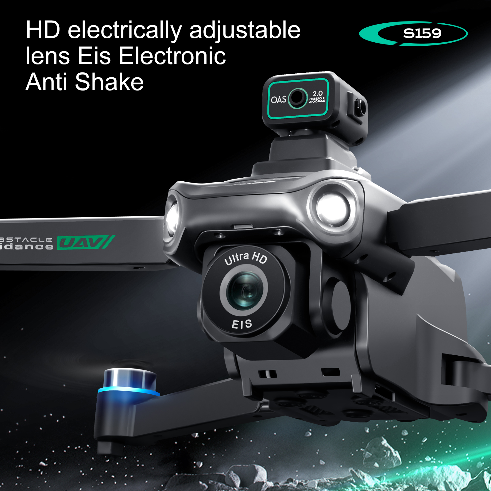S159 GPS Drone 4K Profesional  - огляд і ціна Drone Racing Camera